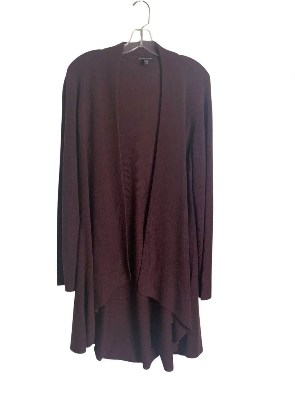 Eileen Fisher 3PC Lounge Set L Silk Cashmere Cardigan Tencel Pant/Top Brown Plum